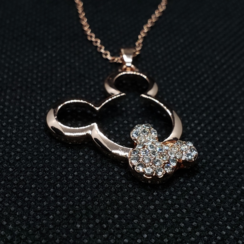 ❤Cute*Dainty*&*Gorgeous Rose Gold Mouse Necklace ❤